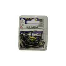 Vis agglo pozidriv tête fraisée inox A2 L.30 ø4mm