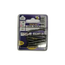 Vis bois tête fraisée bombée fendue inox A2 L.40 ø4mm - Les 8 pièces