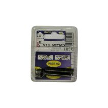 Vis métaux tête fraisée inox A2 L.40 ø6mm - Les 2 pièces