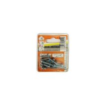 Vis métaux tête cylindrique acier zingué L.20 ø4mm - Les 20 pièces