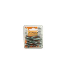 Vis métaux tête cylindrique acier zingué L.50 ø5mm - Les 9 pièces