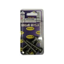 Boulons TRCC inox A2 L.50 ø6mm - Les 5 pièces