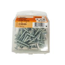 Boulons poêlier acier zingué L.40 ø5mm - Les 50 pièces