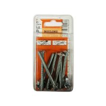 Boulons poêlier acier zingué L.60 ø5mm - Les 7 pièces