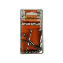 Boulons TRCC acier zingué 5x60mm - Les 5 pièces