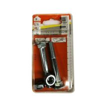 Boulons TRCC acier zingué 10x70mm - Les 2 pièces