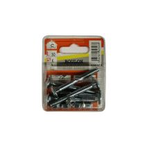 Boulons TRCC acier zingué 6x50mm - Les 5 pièces