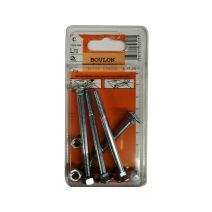 Boulons TRCC acier zingué 70x6mm - Les 4 pièces