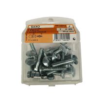 Boulon TRCC acier zingué L.40 ø7mm - Les 20 pièces