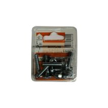 Boulons TRCC acier zingué 6x30mm - Les 6 pièces