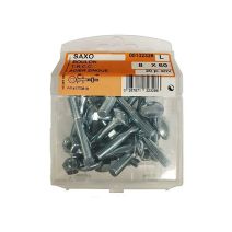 Boulon TRCC acier zingué L.60 ø8mm - Les 20 pièces