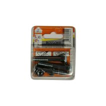 Boulons TRCC acier zingué 7x45mm - Les 3 pièces
