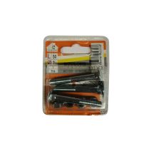 Boulons TRCC acier zingué 7x50mm - Les 3 pièces