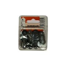 Rondelles larges acier zingué ø4mm - Les 80 pièces