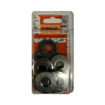 Rondelles larges acier zingué ø12mm - Les 15 pièces