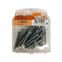 Boulon 6 pans acier zingué L.50 ø5mm - Les 40 pièces