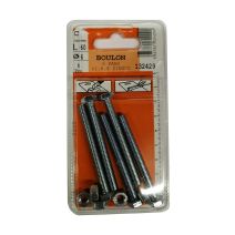 Boulons 6 pans classe 8.8 zingué L.60 ø6 - Les 5 pièces
