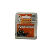 Vis tête cylindrique 6 pans creux acier zingué L.20 ø3mm - Les 8 pièces