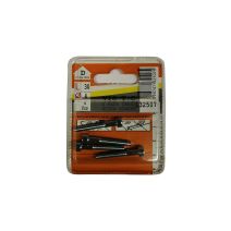 Vis tête cylindrique 6 pans creux acier zingué L.30 ø4mm - Les 4 pièces