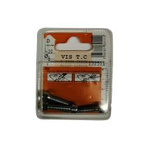 Vis tête cylindrique 6 pans creux acier zingué L.20 ø5mm - Les 4 pièces