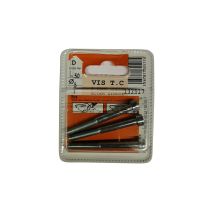 Vis tête cylindrique 6 pans creux acier zingué L.50 ø5mm - Les 3 pièces