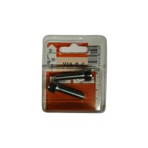 Vis tête cylindrique 6 pans creux acier zingué L.30 ø8mm - Les 2 pièces