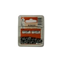 Ecrous 6 pans acier zingué ø5mm - Les 25 pièces