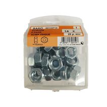 Ecrous 6 pans acier zingué 14mm - Les 25 pièces