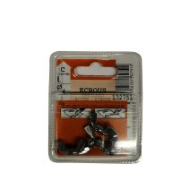 Ecrous oreilles acier zingué ø4mm - Les 5 pièces