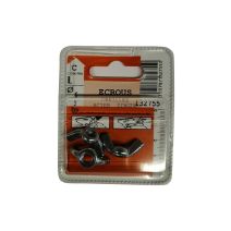 Ecrous oreilles acier zingué ø6mm - Les 3 pièces