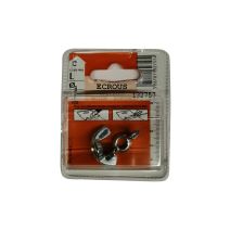 Ecrous oreilles acier zingué ø8mm - Les 2 pièces