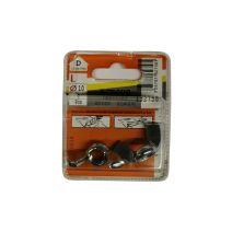 Ecrous oreilles acier zingué ø10mm - Les 2 pièces