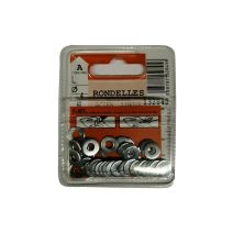 Rondelles moyenne acier zingué ø4mm - Les 40 pièces