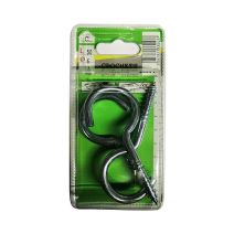Crochets armoire acier zingué L.50 ø6mm - Les 3 pièces