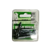 Gonds à vis acier zingué L.40 ø3,5mm - Les 13 pièces