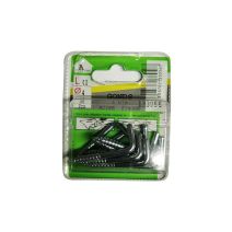 Gonds à vis acier zingué L.40 ø4mm - Les 10 pièces