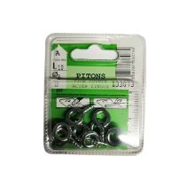 Pitons tige courte acier zingué L.10 ø3mm - Les 12 pièces