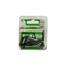 Pitons tige courte acier zingué L.40 ø4mm - Les 9 pièces