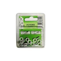 Pitons fermés zingués laqués L.10 ø2,25mm - Les 12 pièces
