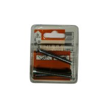 Vis tête fraisée 6 pans creux acier zingué L.50 ø6mm - Les 3 pièces