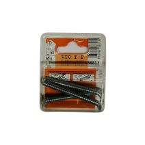 Vis tête fraisée 6 pans creux acier zingué L.60 ø6mm - Les 3 pièces