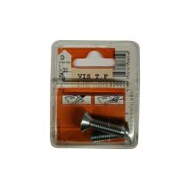 Vis tête fraisée 6 pans creux acier zingué L.30 ø8mm - Les 2 pièces