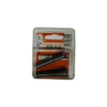 Vis tête fraisée 6 pans creux acier zingué L.50 ø8mm - Les 2 pièces