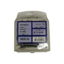 Vis agglo torx inox A2 L.60 ø5 - Les 100 pièces
