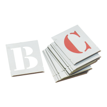 Alphabet zinc capit. 30mm