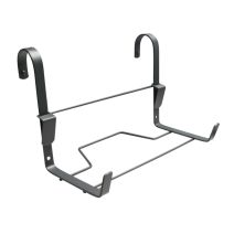 Support jardinière crochet fer plat anthracite 35x14cm - LOUIS MOULIN