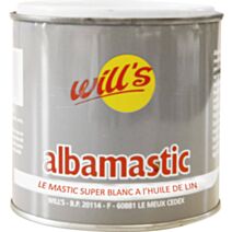 Mastic Vitrier à L'Huile de Lin Blanc 1kg - ONYX