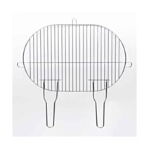 Grille barbecue Ovale pour modèle Hekla Acier Chromé 50,5x33cm - SOMAGIC