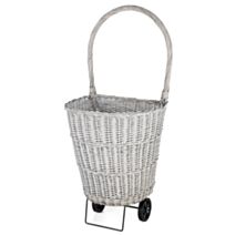 Chariot à bûches osier - SOMAGIC