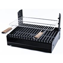 Barbecue charbon bois Grilloir 48,5x57,5x28,5cm noir
